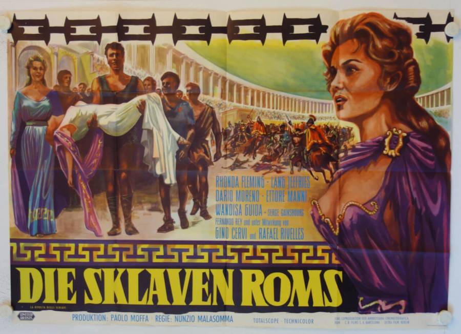 The Revolt of the Slaves original release german doublepanel movie poster